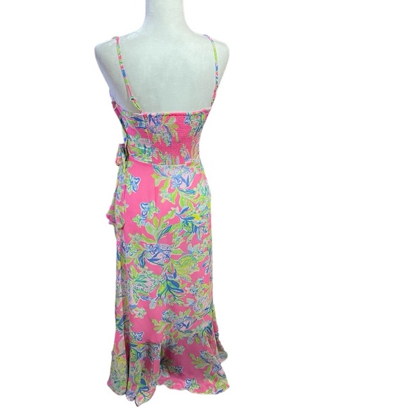 Lilly Pulitzer Anni Maxi Dress Size 2
Squeeze the Day 
High Low Ruffle - Picture 9 of 16